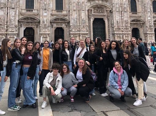 Visita a Milano per i partecipanti allo scambio culturale Visita a Milano per i partecipanti allo scambio culturale