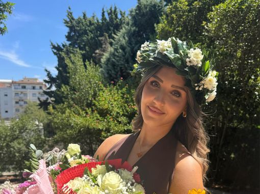 Virginia Riva il giorno della laurea con la tesi dedicata a nonno Rombo di Tuono Virginia Riva il giorno della laurea con la tesi dedicata a nonno Rombo di Tuono