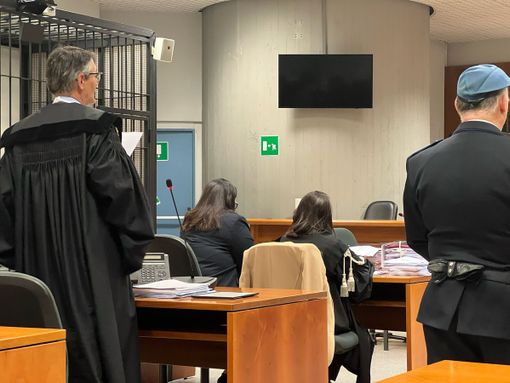Un'immagine dell'udienza di oggi in Tribunale a Varese del processo per stalking a Marco Manfrinati Un'immagine dell'udienza di oggi in Tribunale a Varese del processo per stalking a Marco Manfrinati
