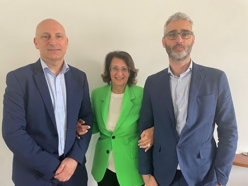 Da sinistra: Alessandro Reginato, Laura Mira Bonomi e Stefano Migliorini Da sinistra: Alessandro Reginato, Laura Mira Bonomi e Stefano Migliorini