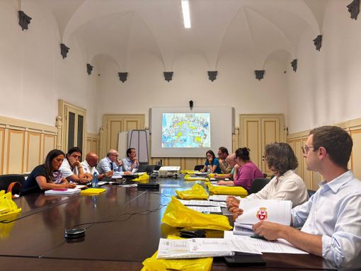 Commissione Bilancio a palazzo Borghi Commissione Bilancio a palazzo Borghi