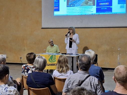 Paola Gandini, presidente Legambiente Busto, e Marco Fardelli Paola Gandini, presidente Legambiente Busto, e Marco Fardelli