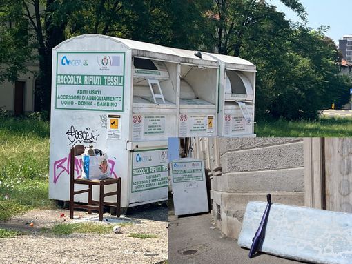 Incivili instancabili: via la lavatrice, piazzano subito una sedia
