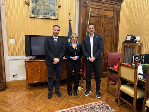 Da sinistra: Giacomo Cosentino, Claudia Terzi e Nicola Molteni