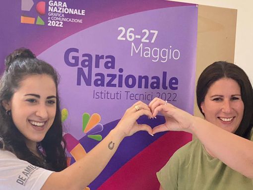 Beatrice Inguscio assieme alla docente Chiara Guaita