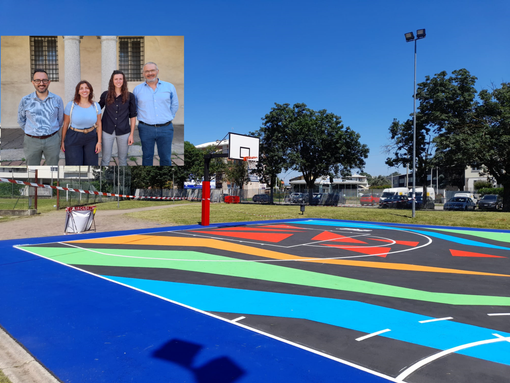 Nella foto piccola, da sinistra, Maurizio Artusa, Chiara Lorello, Francesca Cassani, Lorenzo Sartoni