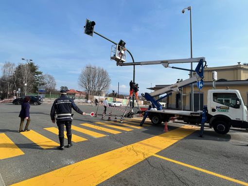 Varese, iniziati stamattina i lavori ai semafori della zona stazioni