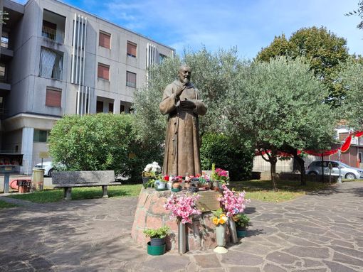 Lo spazio dedicato a padre Pio, a Borsano Lo spazio dedicato a padre Pio, a Borsano