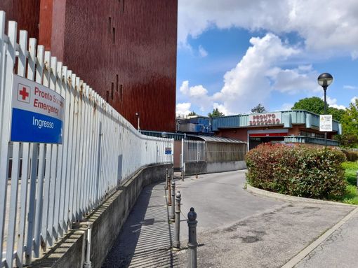 L'ingresso del Pronto Soccorso di Busto L'ingresso del Pronto Soccorso di Busto