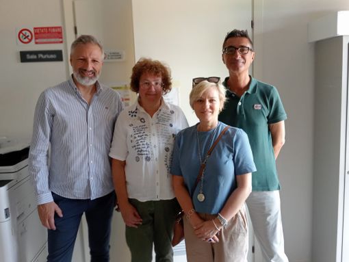 Da sinistra, l'assessore Moretti, Letizia Giudici (Informagiovani e Informalavoro Fagnano Olona), Michela D'Angelo (coordinatrice Ifl provinciale) e Giovanni Cozza (direttore Cpi di Busto Arsizio) al recruiting day Da sinistra, l'assessore Moretti, Letizia Giudici (Informagiovani e Informalavoro Fagnano Olona), Michela D'Angelo (coordinatrice Ifl provinciale) e Giovanni Cozza (direttore Cpi di Busto Arsizio) al recruiting day