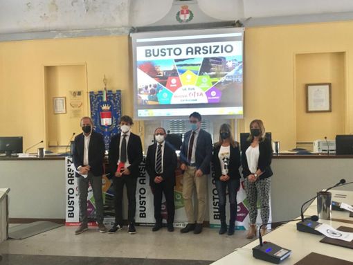 La presentazione dell'operazione "Busto la tua nuova città su misura" in Comune La presentazione dell'operazione "Busto la tua nuova città su misura" in Comune