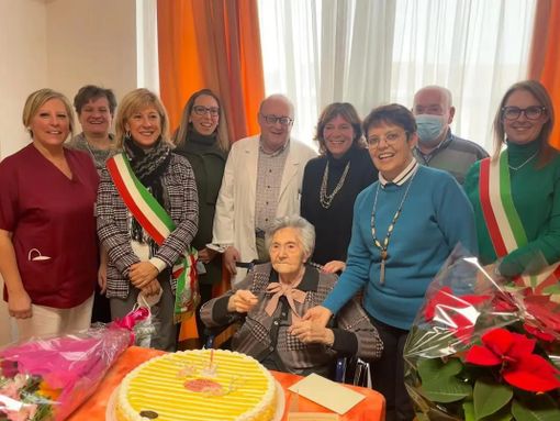 Compleanno da record per la signora Carolina Mazzucchelli