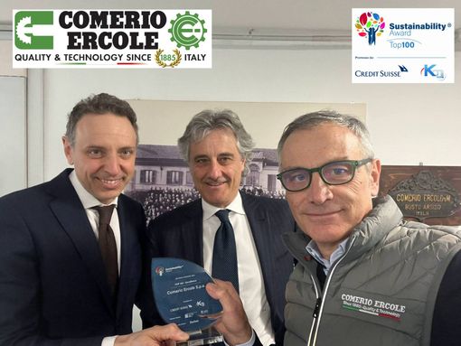 Top 100 Sustainability Award, premio alla Comerio Ercole