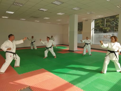 Il gruppo Karate Evergreen, ovvero iniziare a praticare karate dopo i 60 anni