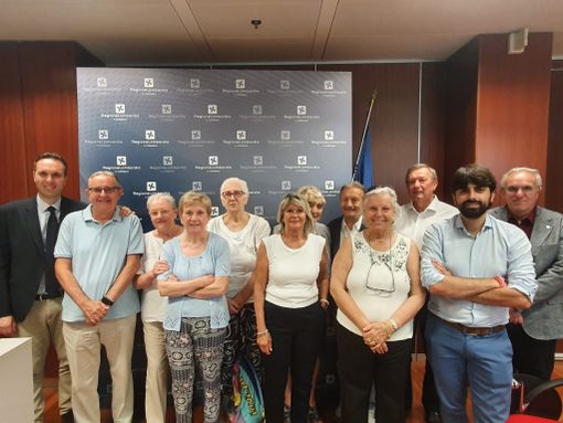 La delegazione di Malnate Ideale a Palazzo Pirelli La delegazione di Malnate Ideale a Palazzo Pirelli