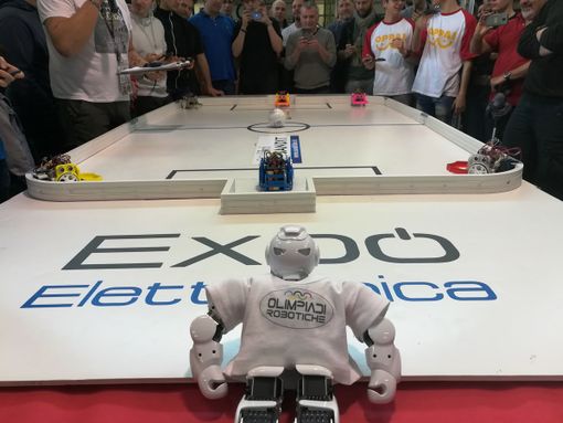 Nelle foto: olimpiadi robotiche e cucito creativo