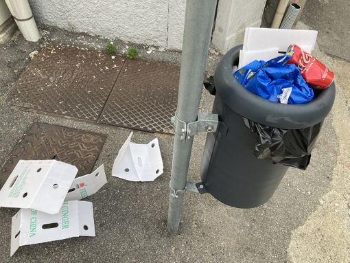 FOTO. Zaini, fustini, bottiglie, verde: si scrive cestino, si legge minidiscarica