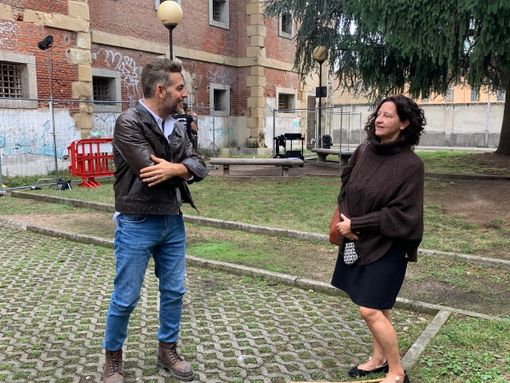 Manuela Maffioli con Daniele Bossari