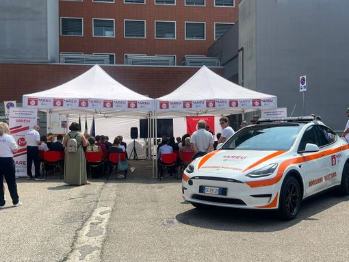 Le immagini della cerimonia all'ospedale di Circolo di Varese Le immagini della cerimonia all'ospedale di Circolo di Varese