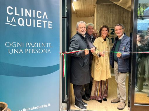 Il taglio del nastro della nuova clinica La Quiete di Varese