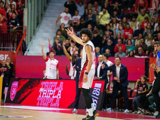 Olivier Nkamhoua, ala della Openjobmetis Varese (foto Fabio Averna)