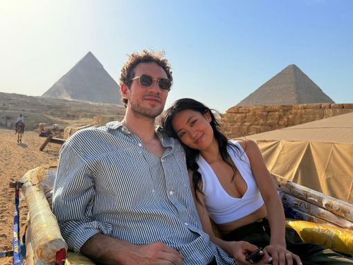 Alessandro Bianchin con la moglie Hyoni