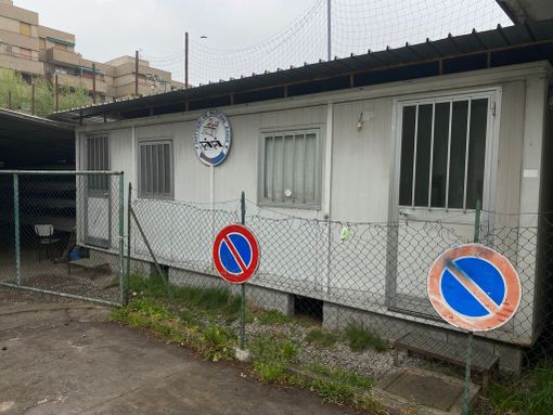 L'attuale sede della Canottieri Angera