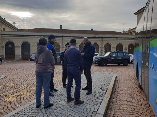 Foto di archivio di un servizio di controlleria fornita da Autolinee Varesine