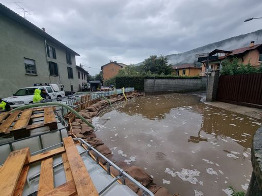 I danni provocati dall'alluvione degli scorsi anni a Gavirate I danni provocati dall'alluvione degli scorsi anni a Gavirate