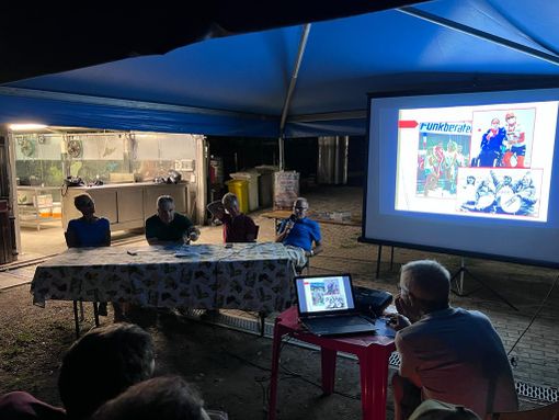 Un momento della serata dedicata allo sport organizzata dalla Canottieri Arolo a Leggiuno Un momento della serata dedicata allo sport organizzata dalla Canottieri Arolo a Leggiuno