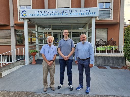 Marco Lecchi (al centro della foto) nuovo consigliere del cda della Fonfazione Comi di Luino Marco Lecchi (al centro della foto) nuovo consigliere del cda della Fonfazione Comi di Luino