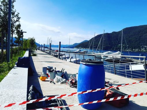 Iniziati a Maccagno i lavori sul lungolago Girardi alla Gabella Iniziati a Maccagno i lavori sul lungolago Girardi alla Gabella