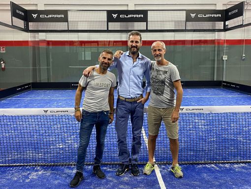 Da sinistra, Claudio Casaroli, Paolo Patruno e Giovanni di Clemente Da sinistra, Claudio Casaroli, Paolo Patruno e Giovanni di Clemente