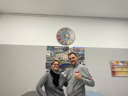 I titolari della nuova Lavanderia Sestese