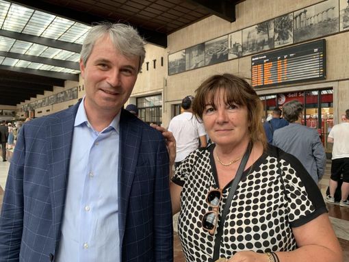 Il sindaco Galimberti incontra Patrizia Testa a Firenze, dove c'è la sede della Lega Pro...