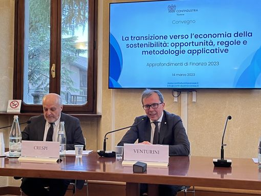 Da sinistra, Marco Crespi e Gianluigi Venturini Da sinistra, Marco Crespi e Gianluigi Venturini