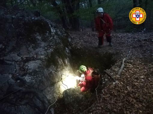 Il Soccorso alpino sul posto
