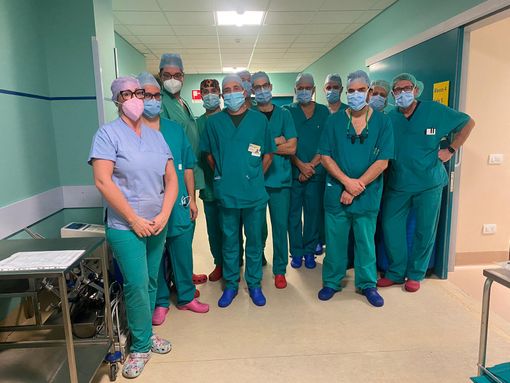 La foto dell'equipe intervenuta (Niguarda, Varese, Coordinamento Regionale) La foto dell'equipe intervenuta (Niguarda, Varese, Coordinamento Regionale)