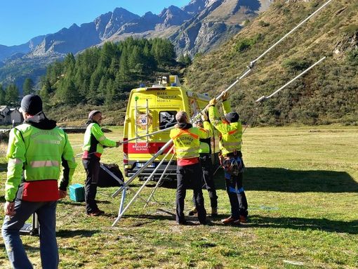 Il video della frana di domenica in Valle Formazza