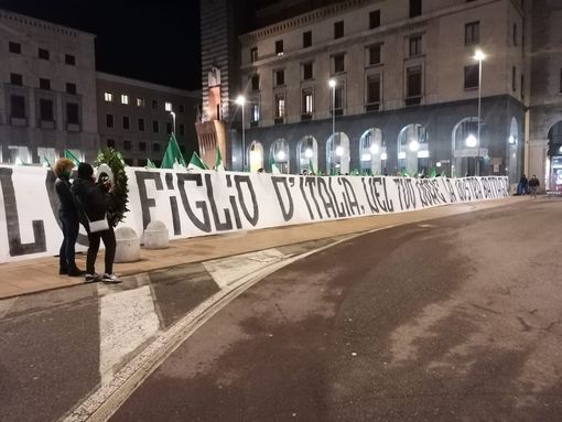 FOTO E VIDEO. Do.Ra e Casa Pound ricordano le vittime delle Foibe