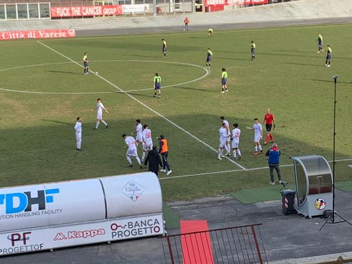 Banfi festeggiato dopo il raddoppio