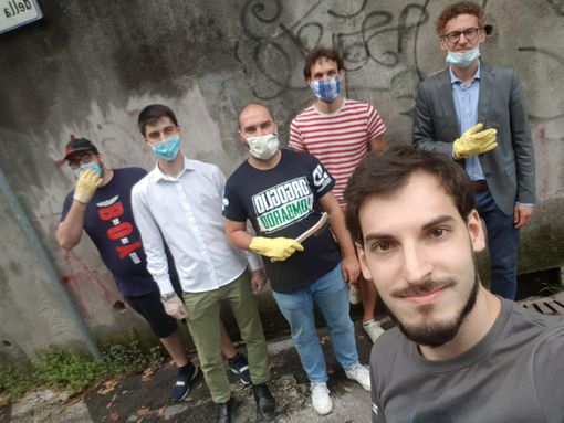 La Lega Giovani del Varesotto lancia la campagna contro il degrado urbano di Varese