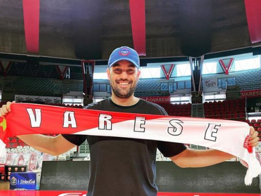 Matt Brase e la sua prima volta al Lino Oldrini (foto di Pallacanestro Varese)