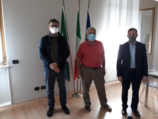 Coronavirus a Gallarate, Monti e Cassani incontrano Porfido: «Situazione seria ma sotto controllo»