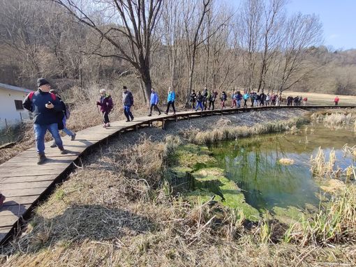 Gruppo di partecipanti alla passeggiata (Foto di Elisa Scancarello)