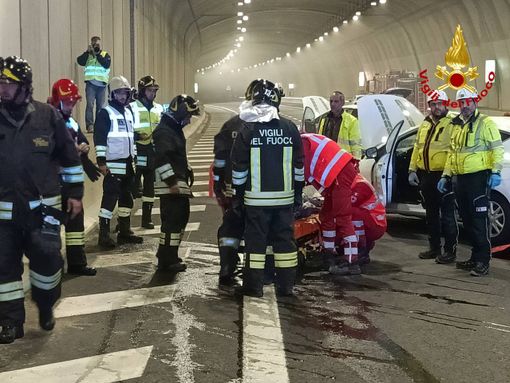 Esercitazione di vigili del fuoco, Areu e polizia stradale: simulato un intervento per incidente in galleria sulla Pedemontana
