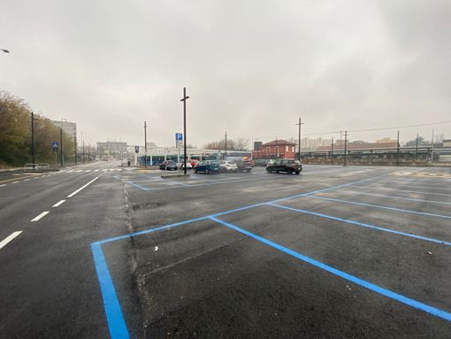 I nuovi parcheggi di piazzale Kennedy