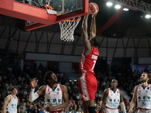 Skylar Spencer, tra i migliori in campo stasera (foto Fabio Averna)