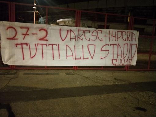 «Tutti allo stadio»: la curva chiama a raccolta la città per sostenere il Varese. Rossi: «Contro l'Imperia ricordiamoci dell'andata...»