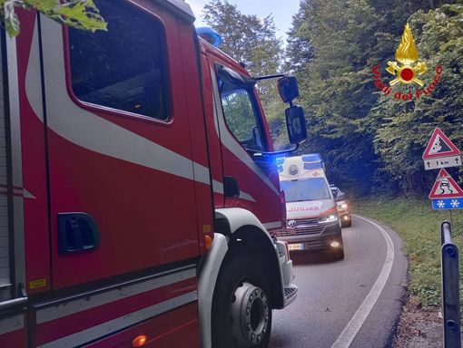 I soccorsi ieri mattina sul luogo dell'incidente
